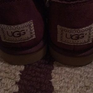 Burgundy   UGG  boots